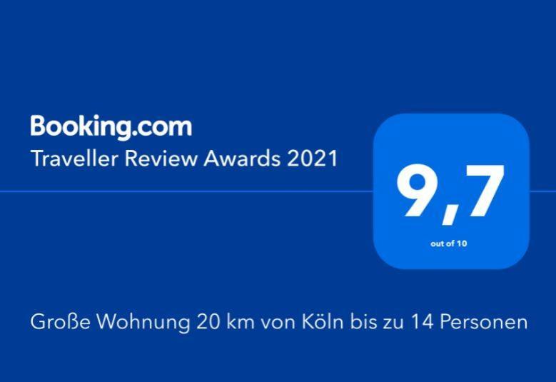 Grosse Wohnung 20 Km Von Koeln Bis Zu 17 Personen Rösrath Eksteriør billede